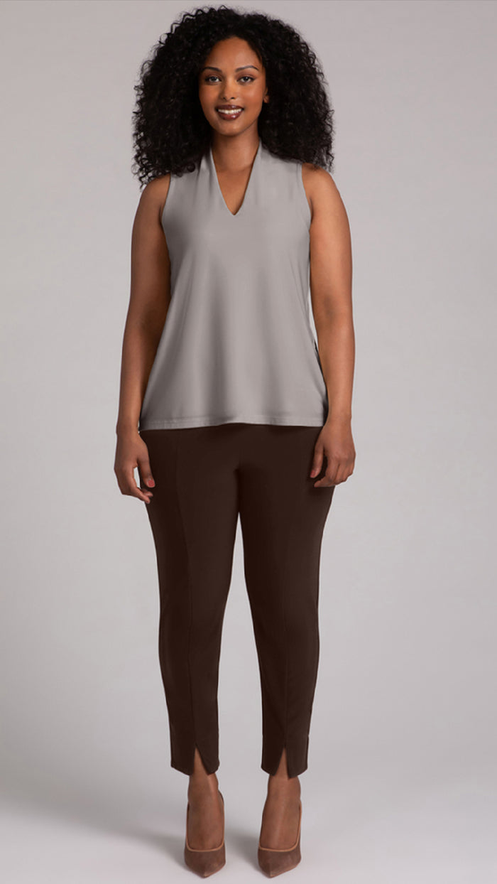 Deep V Trapeze Tank-Solid Colors