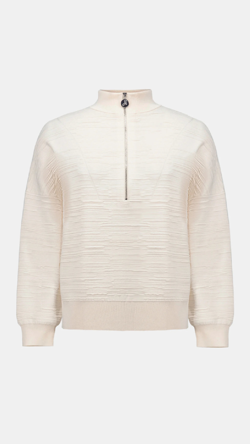 Joseph Ribkoff Sweater Knit Mock-Neck Cocoon Sweater And Pull-On Jogger Pants