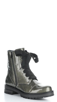 PAULIE Pewter Round Toe Boots