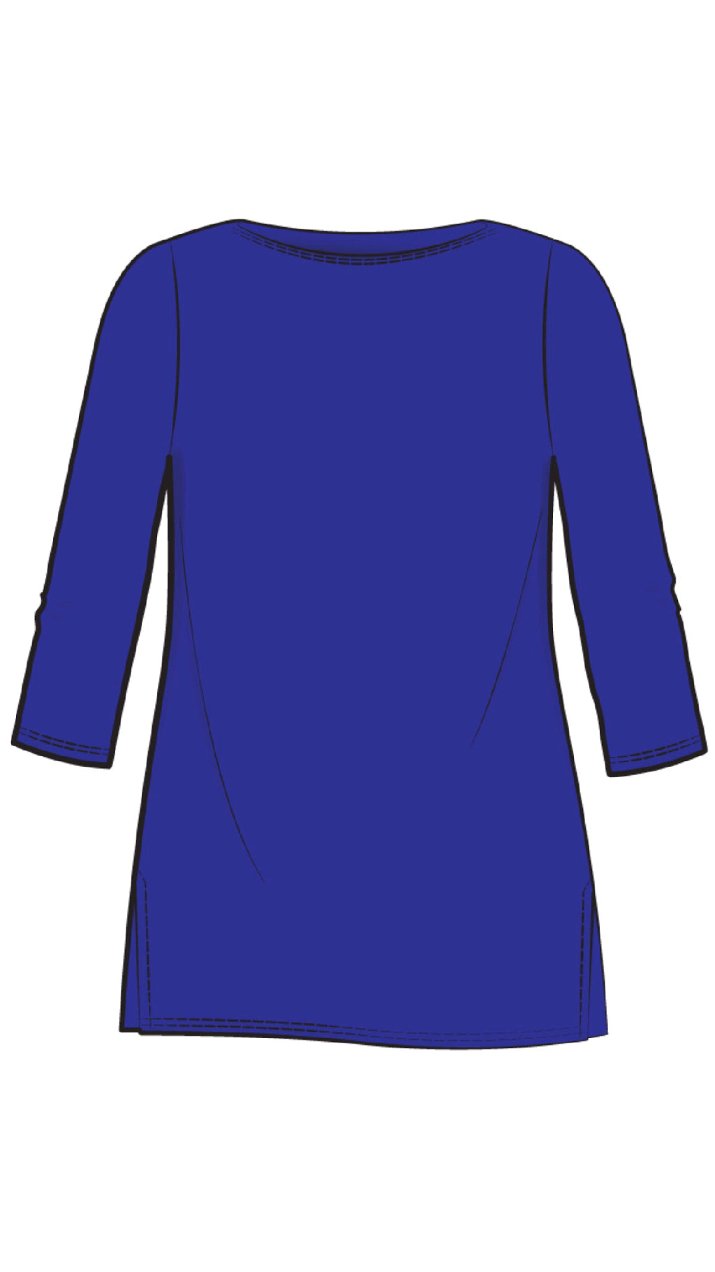 Nu Ideal Tunic 3/4 Sleeve (selected color on sale)