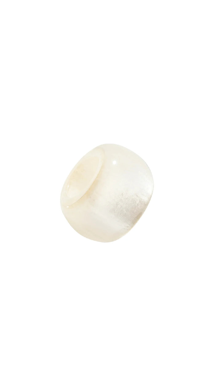 Bliss Petite Bead-White Shimmer