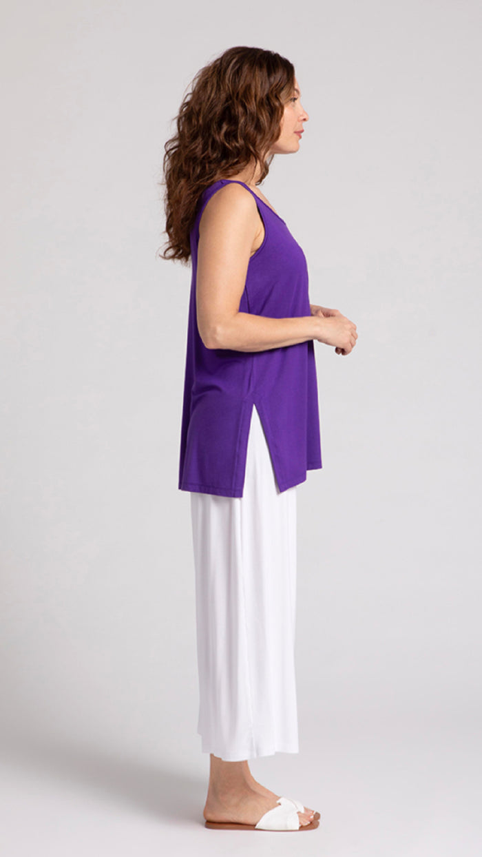 Bamboo Reversible Go to Tank Relax-Solid Colours (Sale)