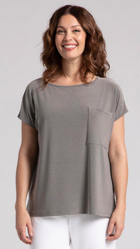Dolman Pocket Top, Cap Sleeve (Sale)
