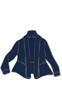Splice Roll Neck Cardigan