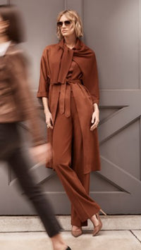 Wide Leg Pull-On Pants (Sale)