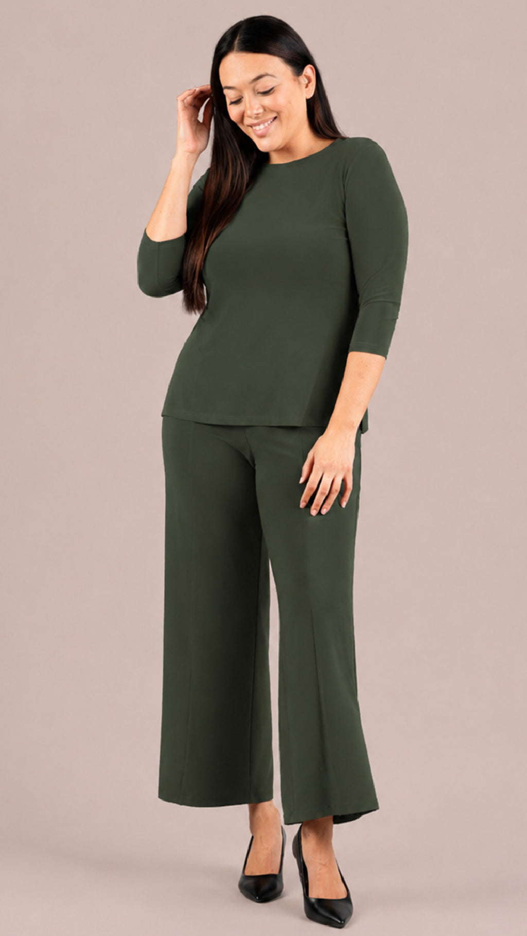 Nu Ideal Top, 3/4 Sleeves
