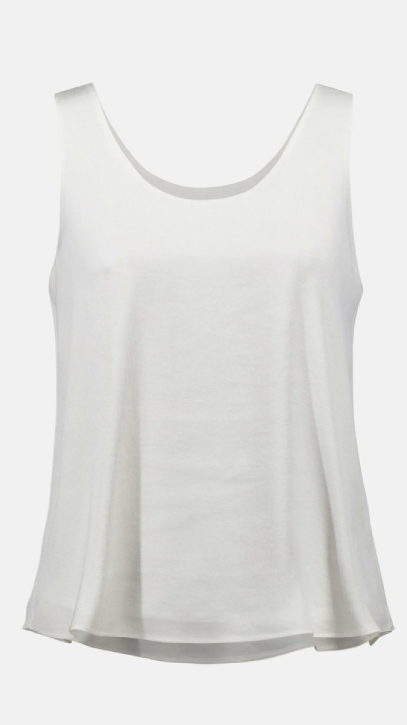 Joseph Ribkoff Recycled Hammered Satin Sleeveless Top
