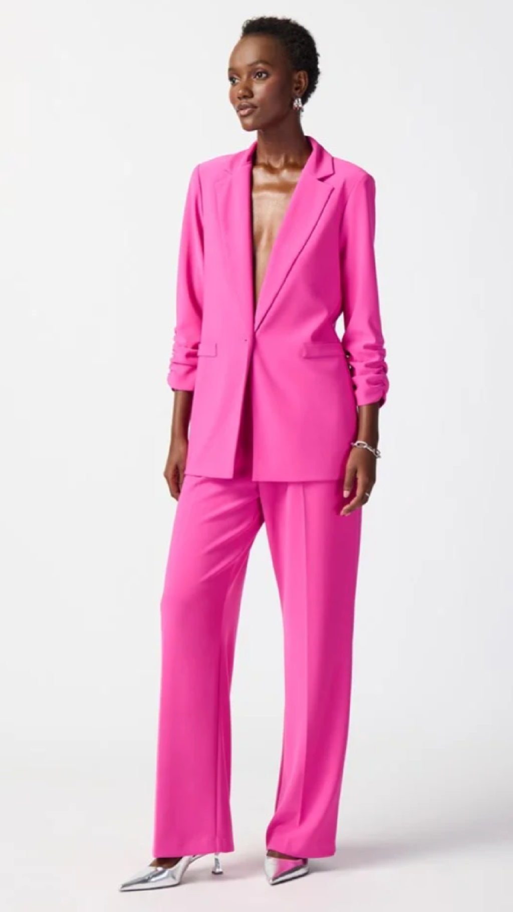 Joseph Ribkoff Blazer with Shirred Sleeves