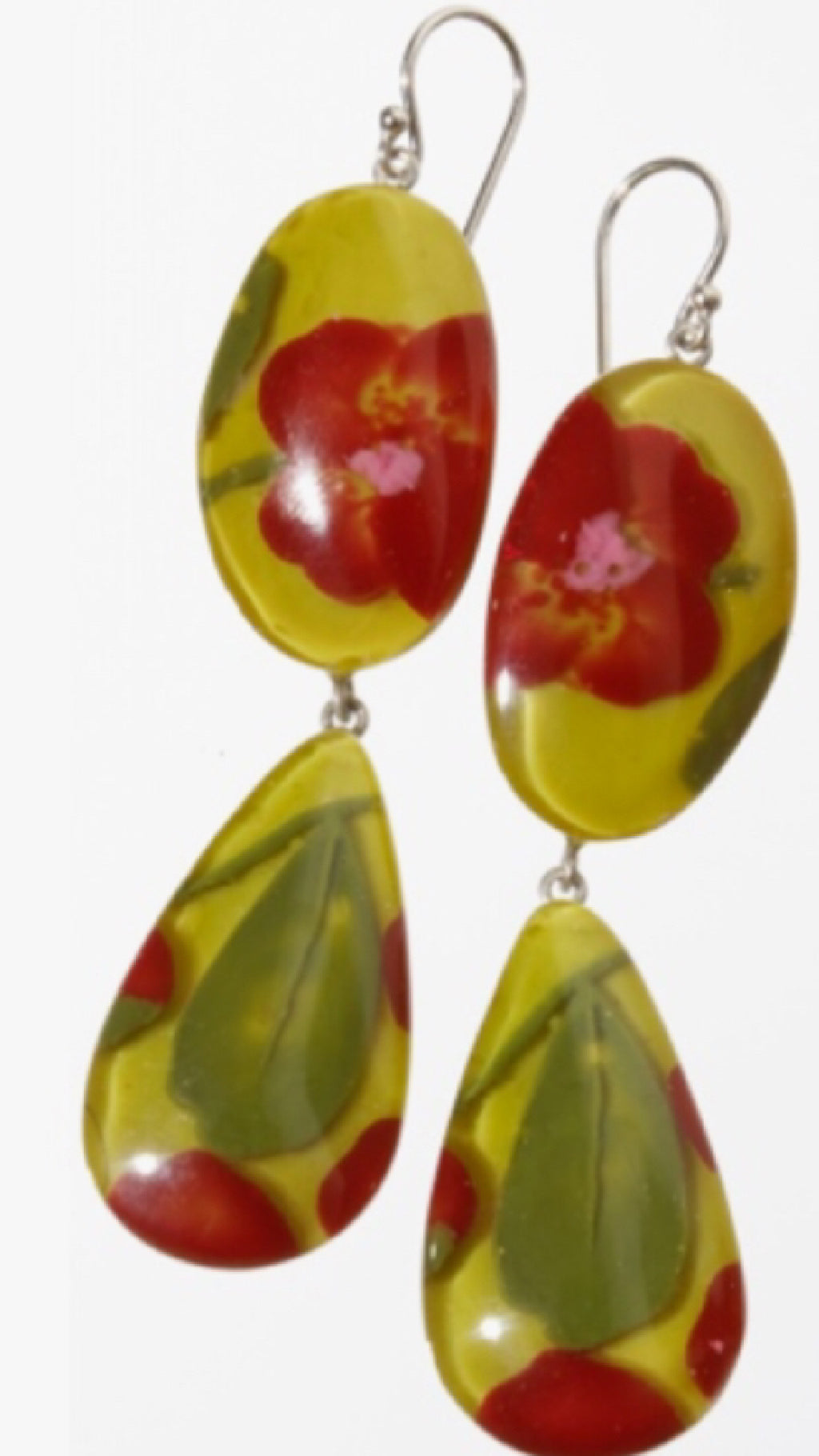 NELL Earrings-2 bead short hook