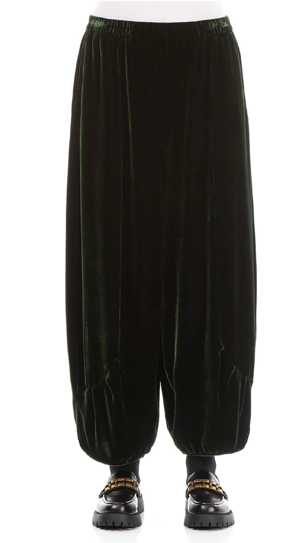 Loose Silk Velvet Trouser