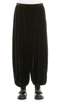 Loose Silk Velvet Trouser