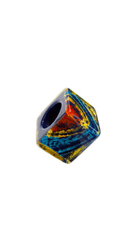 Bliss Beads (MUSEE Series) Cube Painted