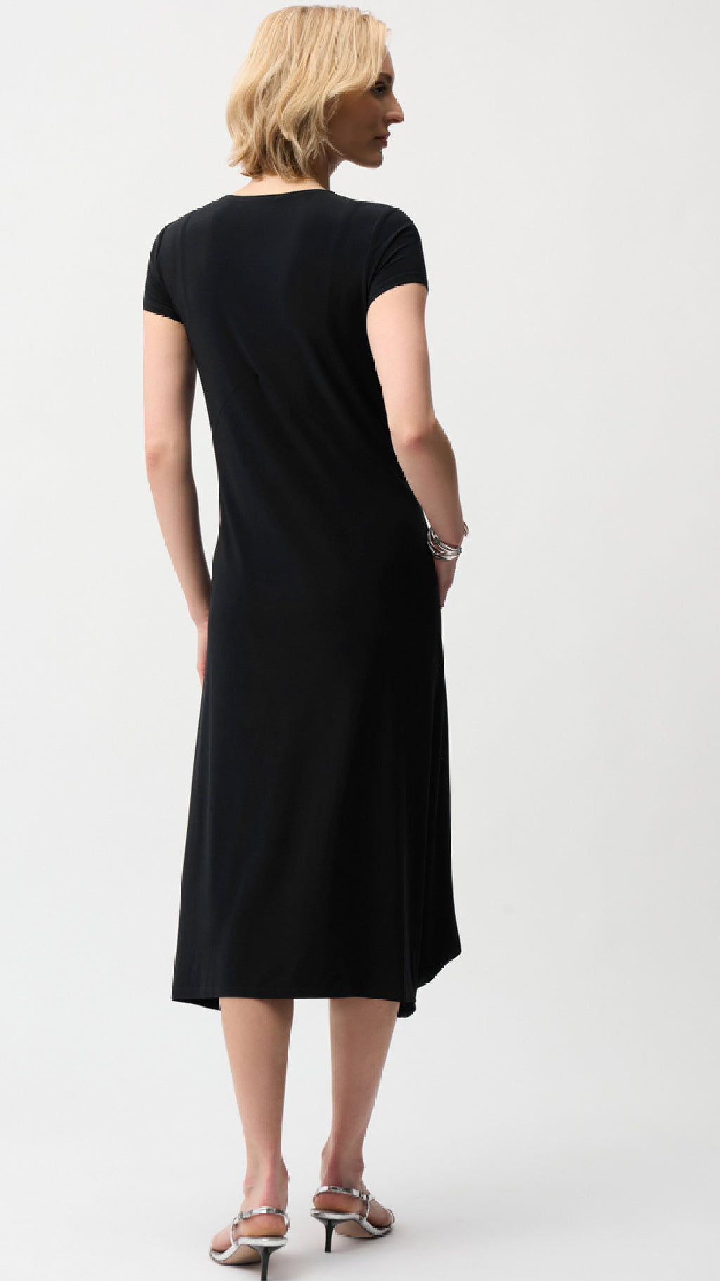 Joseph Ribkoff Silky Knit Cocoon Dress With Scoop Neckline