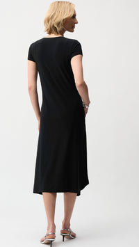 Joseph Ribkoff Silky Knit Cocoon Dress With Scoop Neckline