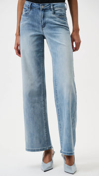 Joseph Ribkoff-Goldie/Classic Wide-Leg Stretch Jeans