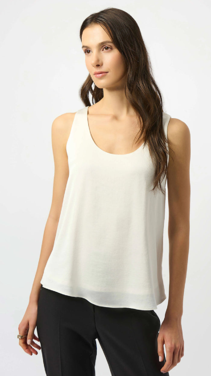 Joseph Ribkoff Recycled Hammered Satin Sleeveless Top