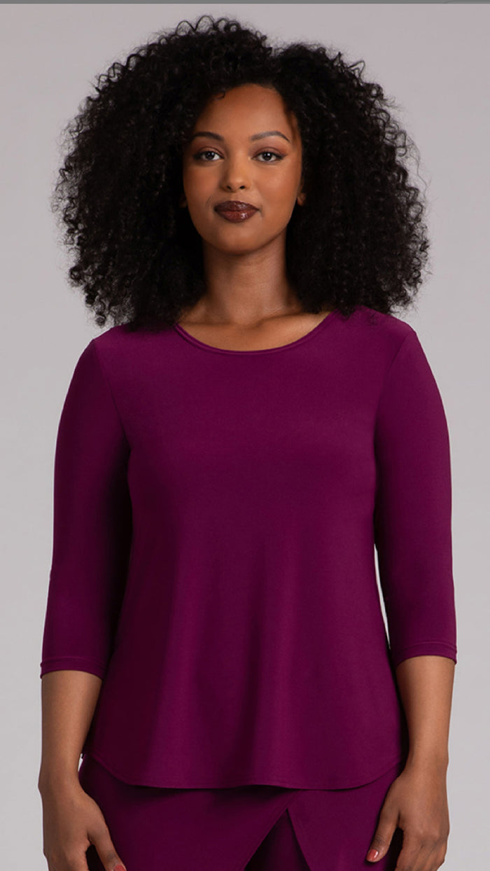 Go To Classic T-Relax, 3/4 Sleeve-Solid Colours (Sale)