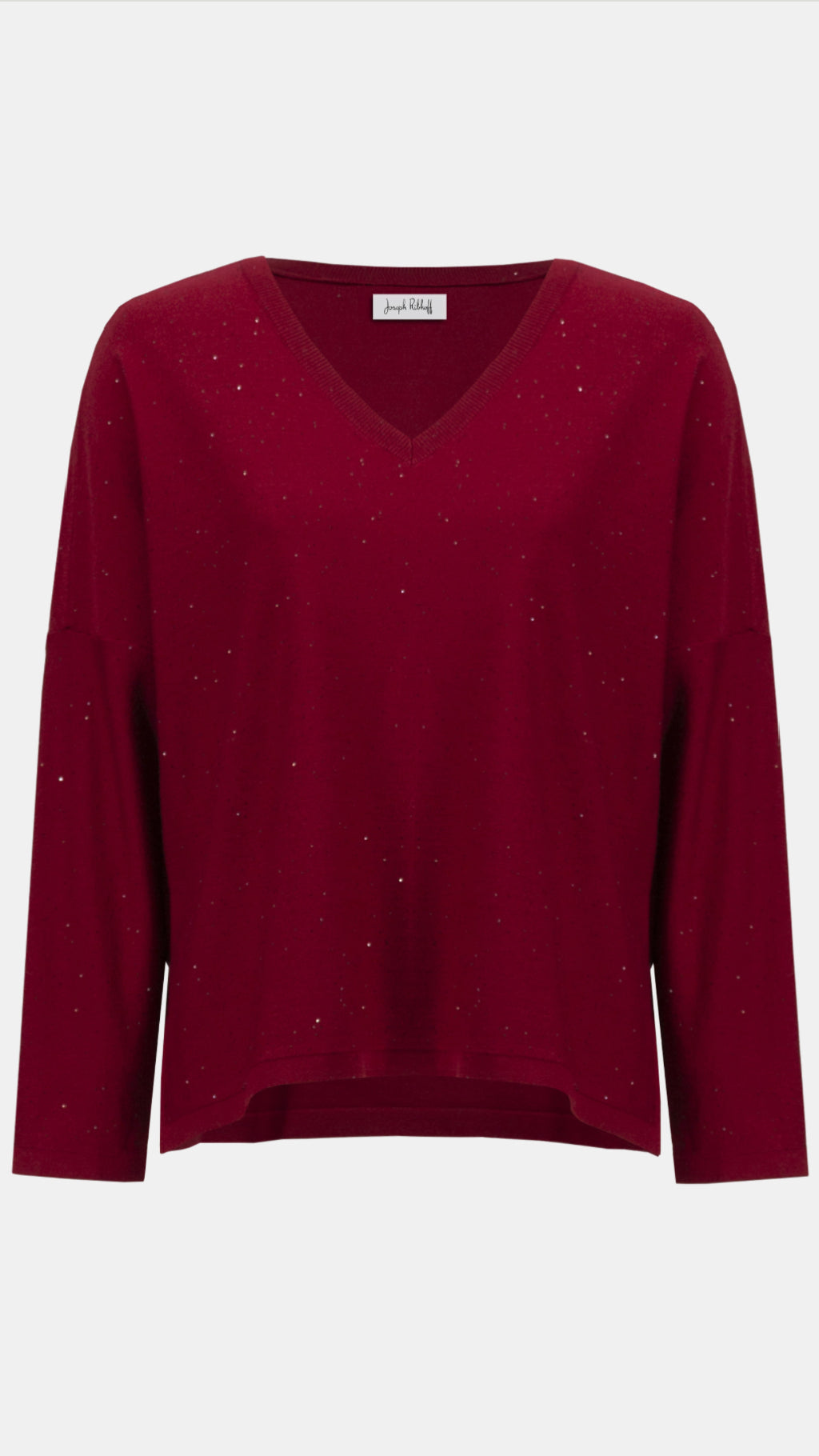 Joseph Ribkoff sequinned Sweater Knit Boxy Top