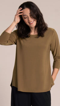 Go To Classic T-Relax, 3/4 Sleeve-Solid Colours (Con’t…)