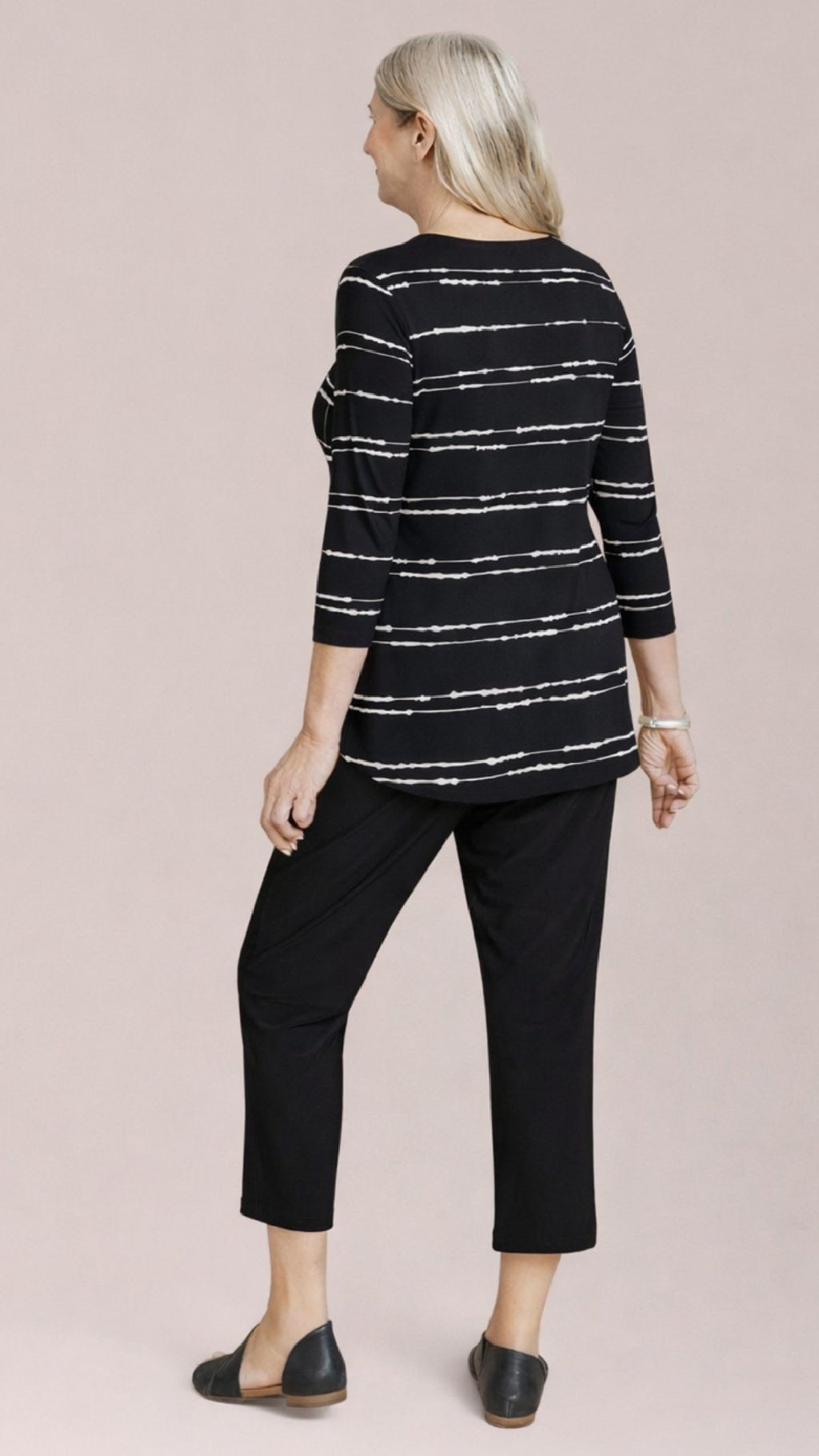 Go to Classic T Relax, 3/4 Sleeves-Cecily Black