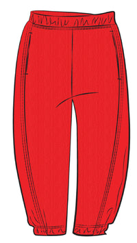Half Cuff Jogger Pant, Popcorn Waffle