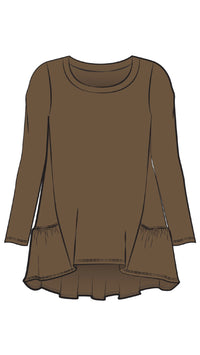 Flirty Peplum Top