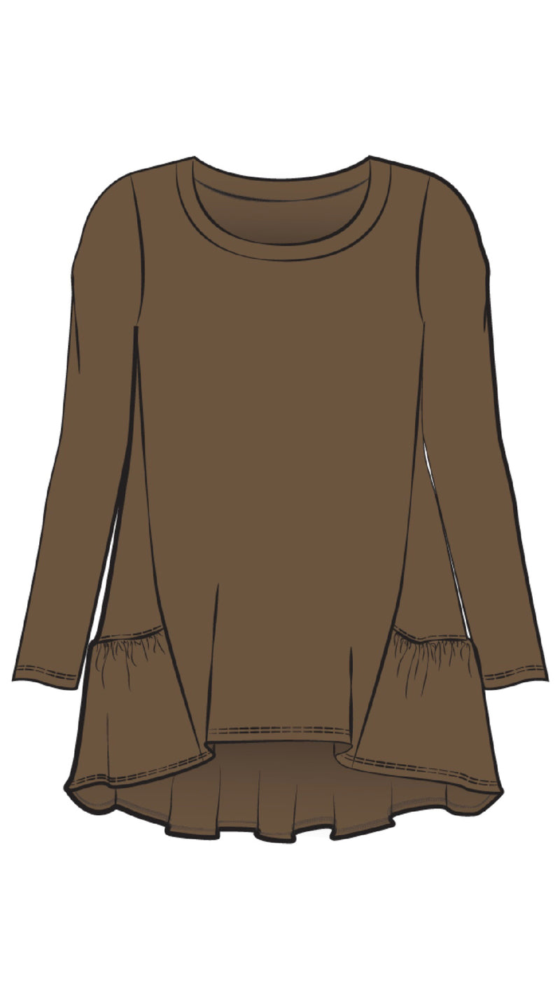 Flirty Peplum Top