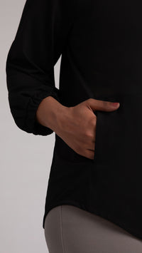 Move Pullover W/ Elastic Cuff, Fleece Back Jersey (Sale)