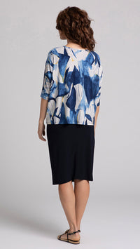 Fete Dolman Top-Watery Reflections (Sale)