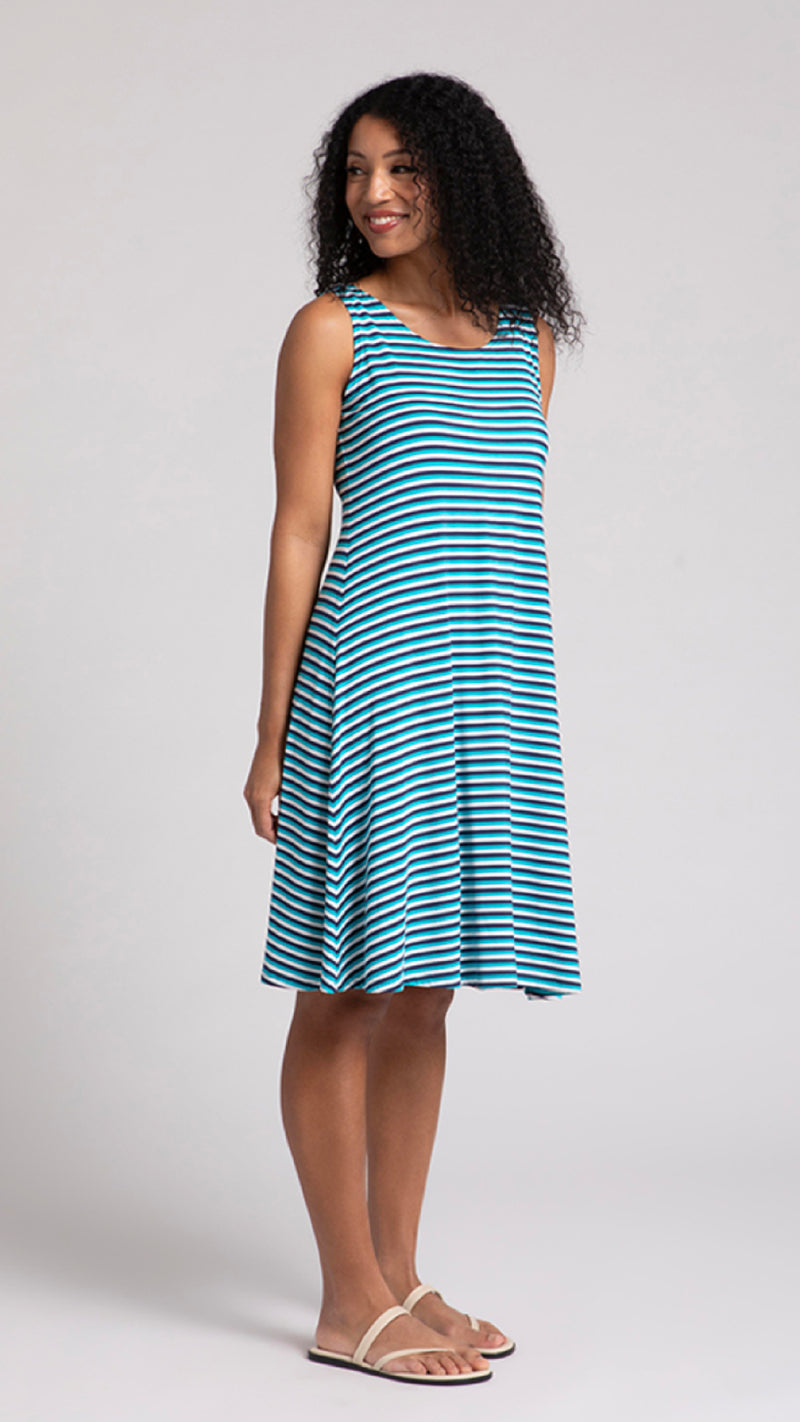 Bamboo Tank Dress Short-Print (Sale)