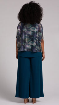 Nu Clip Top, Printed Shimmer Mesh (Sale)