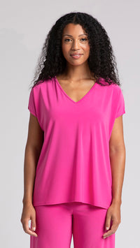 V-Neck Slit Sleeve Top (Sale)