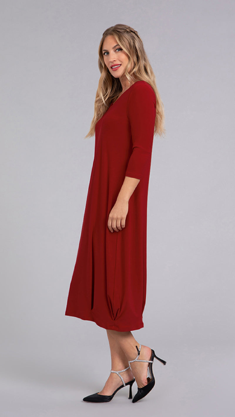 Reversible Narrow Lantern Dress, 3/4 Sleeve (Sale)