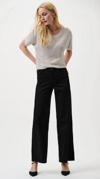 Joseph Ribkoff-Goldie/Classic Wide-Leg Stretch Jeans