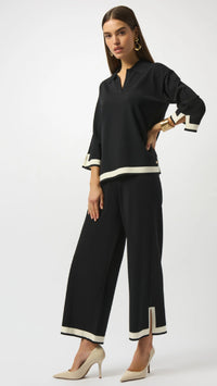 Joseph Ribkoff Sweater Knit Colour Block Top and Pant