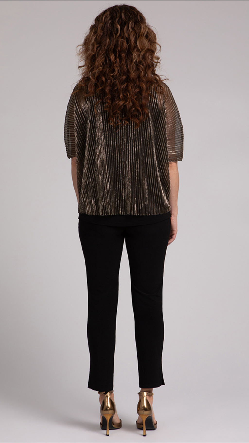 Nu Clip Top, Pleated Mesh (Sale)