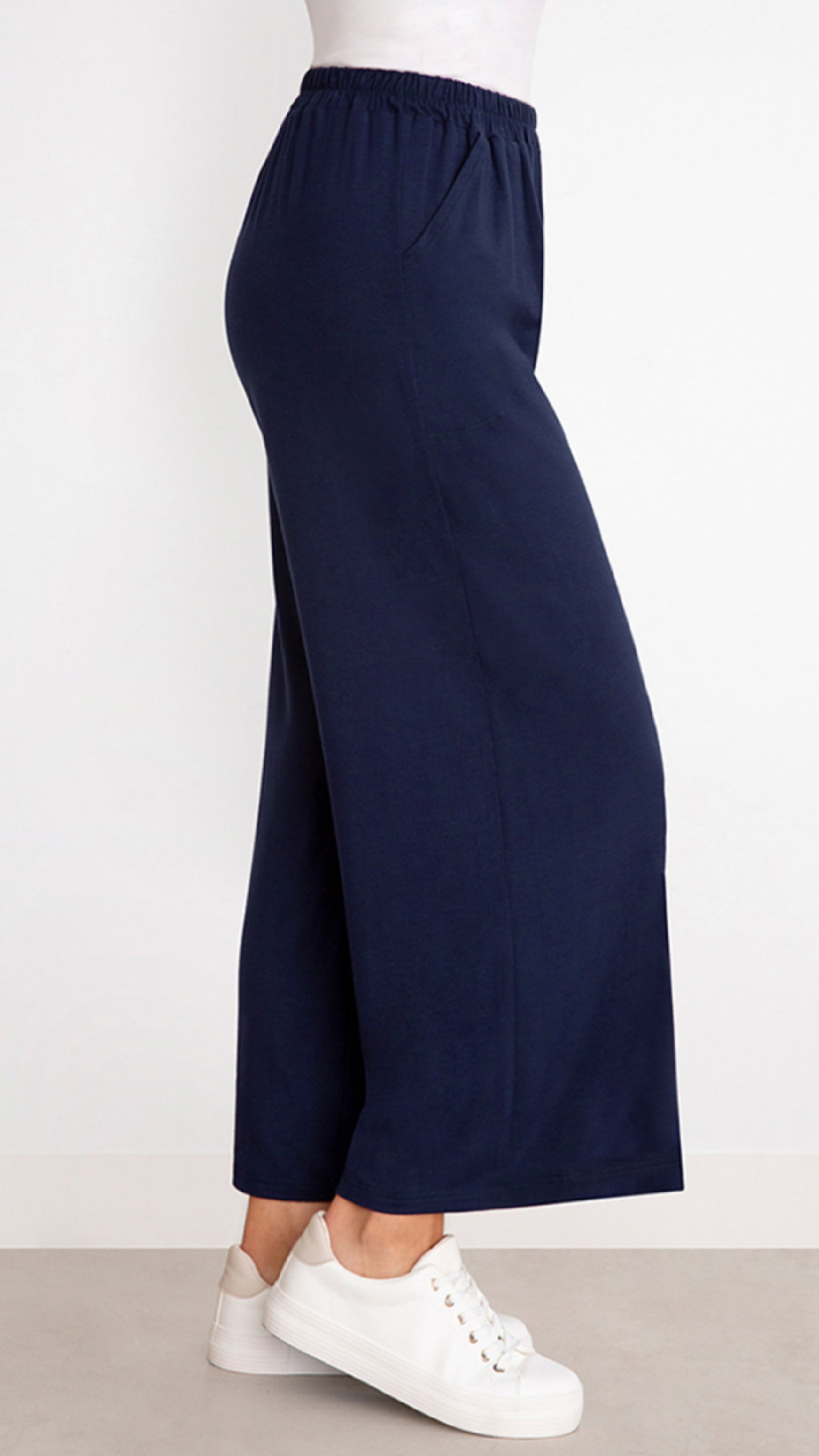 Bamboo Wide Leg Ankle Pant (Sale)