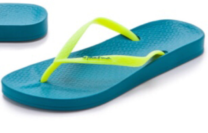 Ana Flip Flop Sandal Ocean/Yellow