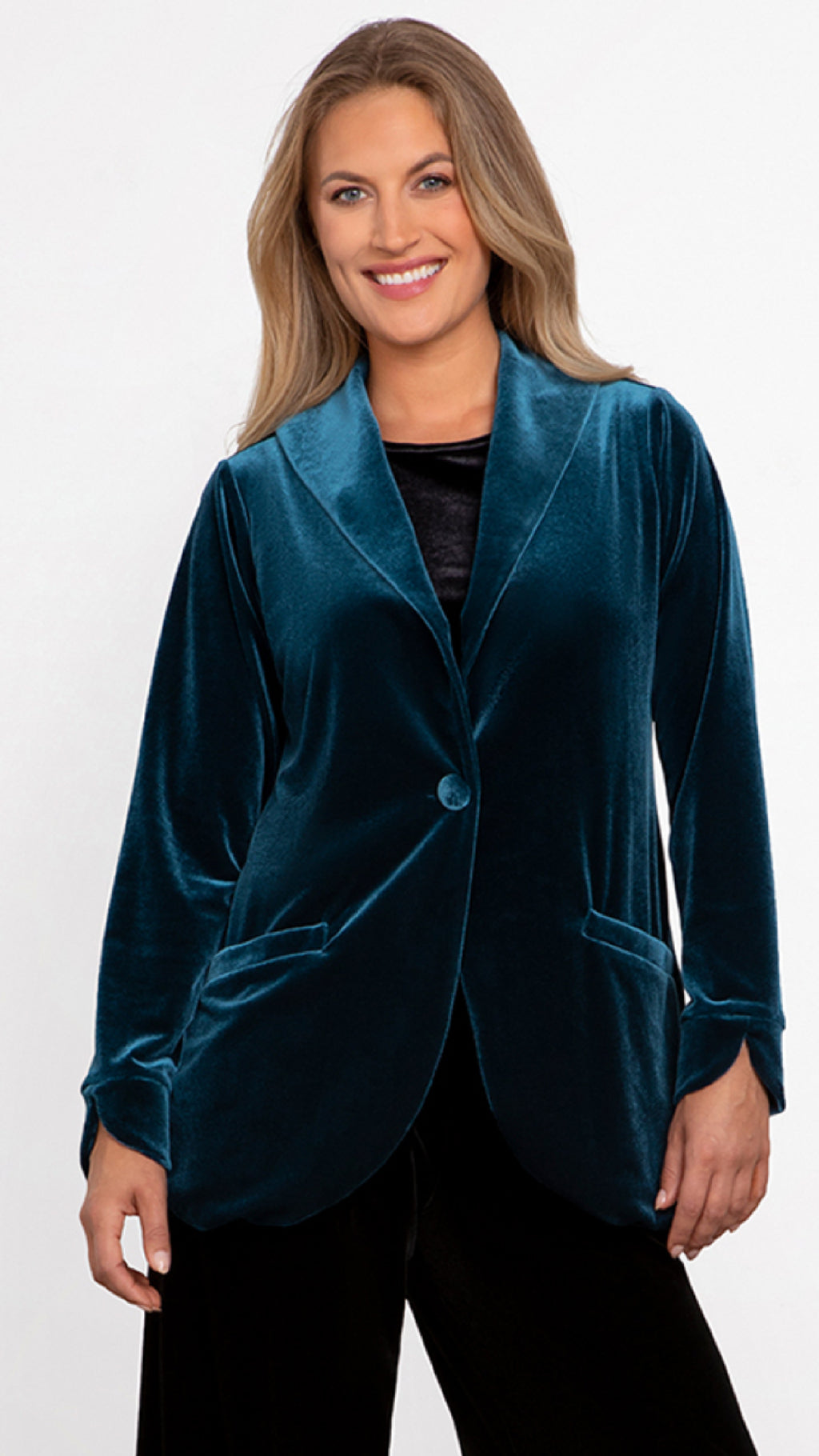 Savvy V Blazer-Velvet (Sale)