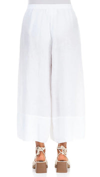 Grizas Wide Leg Linen Pant