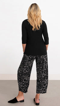 Square Neck Top, 3/4 Sleeve (Sale)