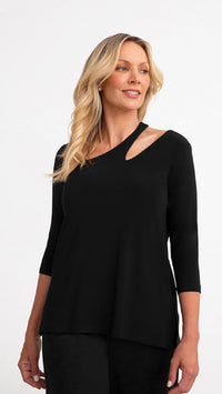 Cutting Edge Top, 3/4 Sleeve