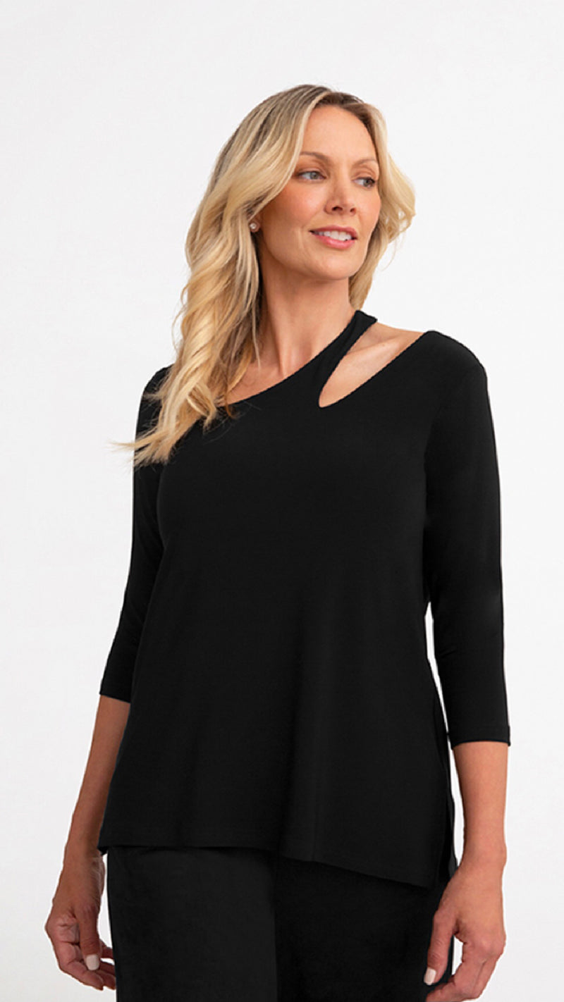 Cutting Edge Top, 3/4 Sleeve