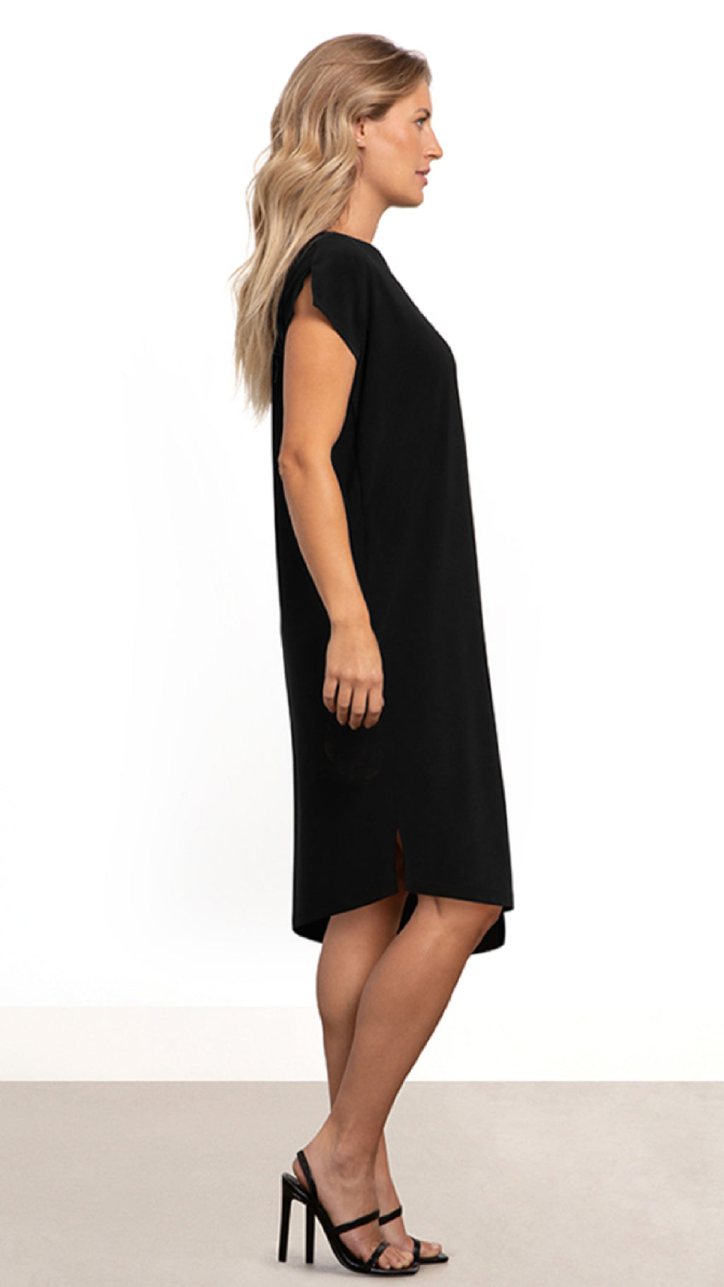 One Shoulder Boxy Dress, Cap Sleeve (Sale)