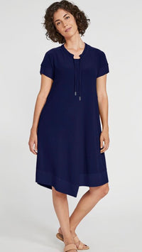 Motion Trim Dress Short Sleeve