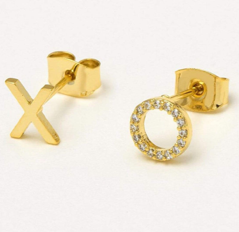 XO Earrings- Gold Plated