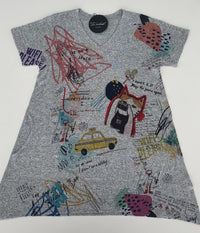 Short Sleeve V-Neck Tunic T587T