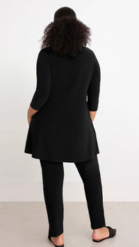 Trapeze Tunic, 3/4 Sleeve (Selected Colours on Sale)