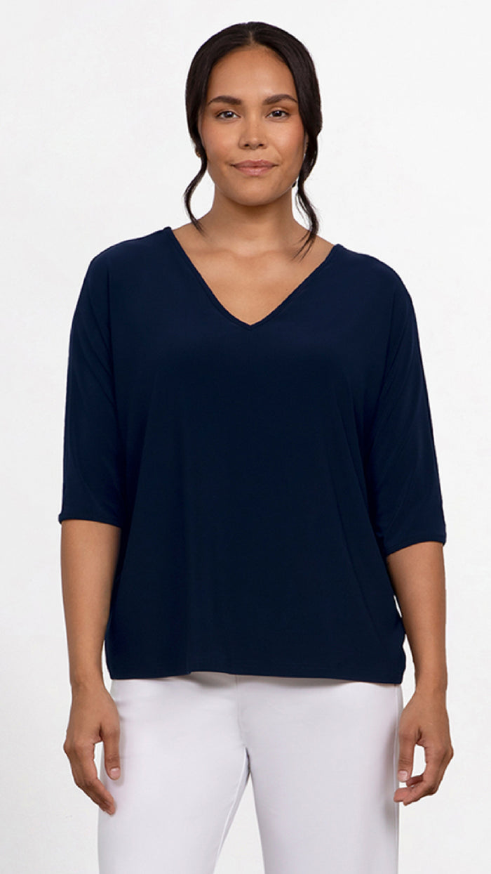 Reversible Cinch Top, Elbow Sleeve (Sale)