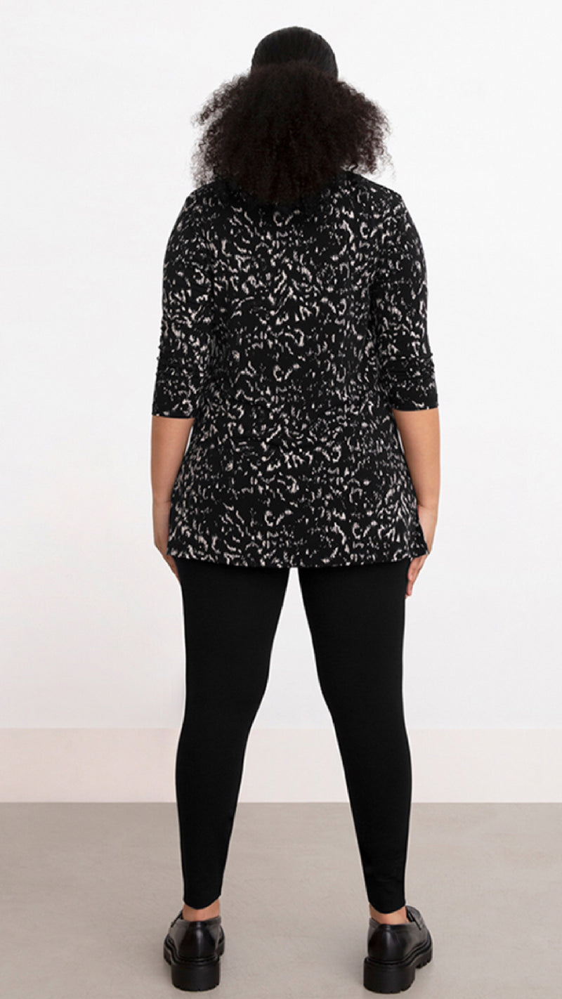 Nu Ideal Tunic 3/4 Sleeve, Print (Sale)